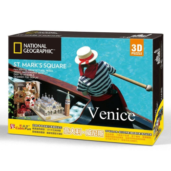 Puzzle 3D Wenecja Plac Św. Marka National Geo